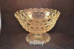 Fostoria American Tom and Jerry Footed Punch Bowl