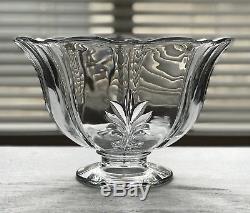 Fostoria Baroque Footed Crystal Punch Bowl