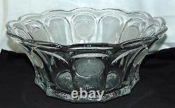 Fostoria COIN CRYSTAL 14 1 1/2 Gallon PUNCH BOWL #1372/600