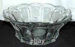 Fostoria COIN CRYSTAL 14 1 1/2 Gallon PUNCH BOWL #1372/600