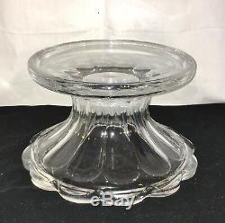 Fostoria COIN FROSTED CRYSTAL14 1 1/2 GALPUNCH BOWL 5 1/2 BASE LADLE
