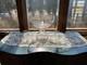 Fostoria Garland #237 Etch Non-Optic Large Punch Bowl, Stand, Ladle, and 12 Cups