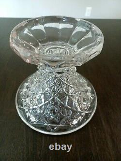 Fostoria ROSBY Punch Bowl w Pedestal Base c 1910 1928 ANTIQUE PERFECT