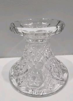 Fostoria Rosby Fruit / Punch Bowl & Stand ANTIQUE c. 1910 PRISTINE
