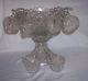 Fostoria Rosby Punch Clear Glass Bowl Set With Stand 10 Cups
