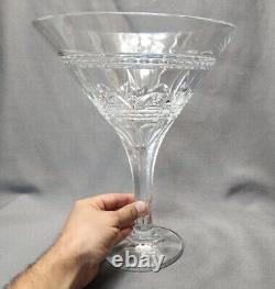 Giant Cut Crystal Martini Glass XL 70 oz Wedding Centerpiece 11.5 Punch Bowl