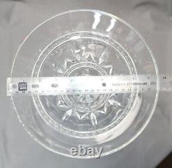 Giant Cut Crystal Martini Glass XL 70 oz Wedding Centerpiece 11.5 Punch Bowl