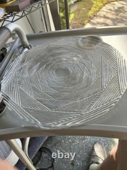 Glass Punch Bowl Platter And Plates