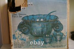 Glass Punch Bowl Set