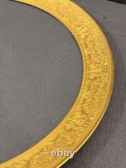 Glastonbury Lotus Gold Georgian 17 Punch Bowl Underplate Service Plate