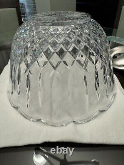 Godinger Shannon Punch Bowl + Ladle 24% Lead Crystal IOB