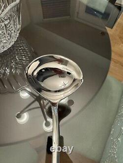 Godinger Shannon Punch Bowl + Ladle 24% Lead Crystal IOB