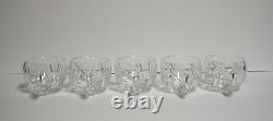 Gorgeous Cut Lead Crystal Covered Punch Bowl Set w Lid 10 Cups Ladle See Detail