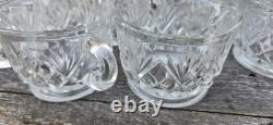 Gorgeous L. E. Smith Pineapple Vintage Heavy Cut Glass 11 Qt Punch Bowl 16 Cups