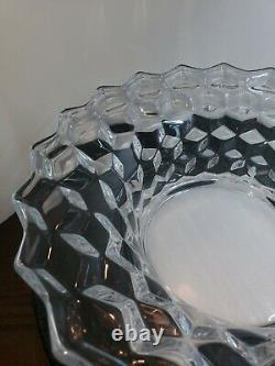 Gorgeous Large Fostoria Crystal Glass Fruit Bowl Centerpiece punch bowl