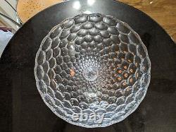 Gorgeous Uber Rare Flint Glass Punch Bowl