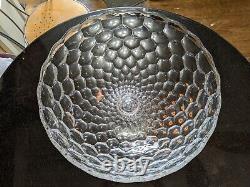 Gorgeous Uber Rare Flint Glass Punch Bowl