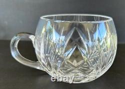 Gorham Crystal Cherrywood Punch Cups 2 3/4 Set of 8 Fan Cut Crystal