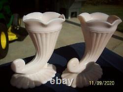 Great collection of Pink Milk Glass with Punch bowl with 31 cups Feather pattern