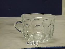 HEISEY CRYSTAL PUNCH SET With LADLE & 8 CUPS