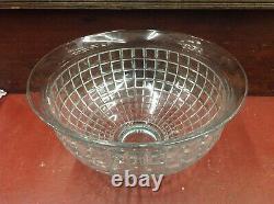 HEISEY VICTORIAN 14 1/2 PUNCH BOWL with 23 CUPS #1425