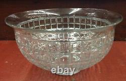 HEISEY VICTORIAN 14 1/2 PUNCH BOWL with 23 CUPS #1425