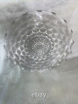 HTF Rare Early American Fostoria Platter Serving Punch Bowl Underplate 19 in MCM