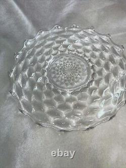 HTF Rare Early American Fostoria Platter Serving Punch Bowl Underplate 19 in MCM