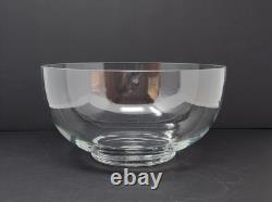 HTF Vtg Silver Elegance Lancaster Colony 1545 Crystal Punch Trifle Bowl Footed