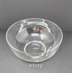 HTF Vtg Silver Elegance Lancaster Colony 1545 Crystal Punch Trifle Bowl Footed