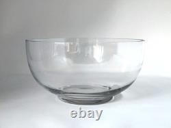 HTF Vtg Silver Elegance Lancaster Colony 1545 Crystal Punch Trifle Bowl Footed