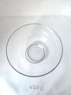 HTF Vtg Silver Elegance Lancaster Colony 1545 Crystal Punch Trifle Bowl Footed