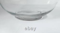 HTF Vtg Silver Elegance Lancaster Colony 1545 Crystal Punch Trifle Bowl Footed