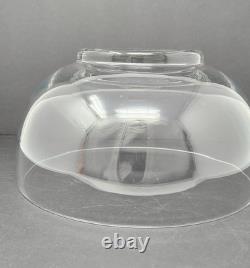 HTF Vtg Silver Elegance Lancaster Colony 1545 Crystal Punch Trifle Bowl Footed