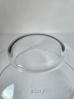 HTF Vtg Silver Elegance Lancaster Colony 1545 Crystal Punch Trifle Bowl Footed