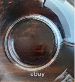 HTF Vtg Silver Elegance Lancaster Colony 1545 Crystal Punch Trifle Bowl Footed