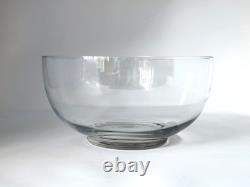 HTF Vtg Silver Elegance Lancaster Colony 1545 Crystal Punch Trifle Bowl Footed