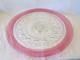 HUGE 23+ CRANBERRY FLASHED Indiana Glass Kings Crown Pattern PUNCH BOWL PLATE