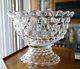 HUGE Fostoria AMERICAN CRYSTAL PUNCH BOWL with BASE Hard to Find
