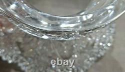 Hawkes Cut Glass Holland 15 Punch Bowl with Pedestal American Brilliant ABP