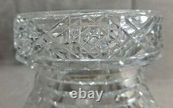 Hawkes Cut Glass Holland 15 Punch Bowl with Pedestal American Brilliant ABP