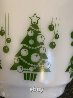 Hazel atlas Holiday Punch Bowl Set