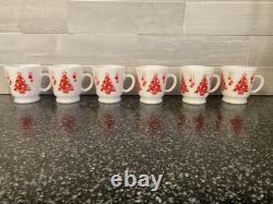 Hazel atlas Holiday Punch Bowl Set