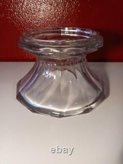 Heisey Crystal Punch Bowl And Stand, Vintage 14 Diameter Great Condition