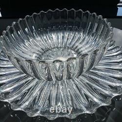 Heisey Crystolite Punch Bowl and Under Plate