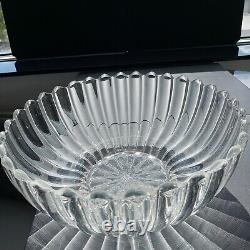 Heisey Crystolite Punch Bowl and Under Plate