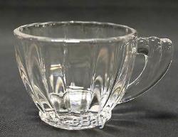 Heisey Elegant Glass Large Punch Bowl Set 11 Cups