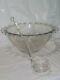 Heisey Elegant Glass Lariat Punch Set Bowl Cups Ladle