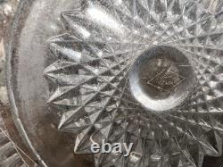Heisey Pressed Glass Punch Bowl Heisey Pressed Glass Punch Bowl