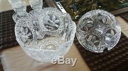 Hofbauer Byrde crystal punch bowl with cups